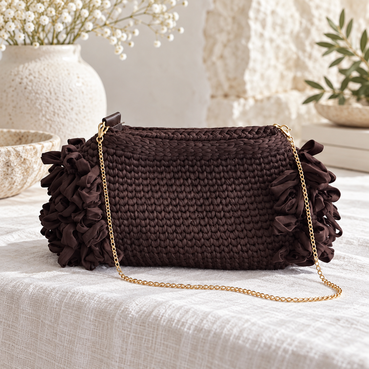 Handcrafts
Handmade
Aesthetic
Trendy
Blessed Knots design
crochet designer
crochet lovers
crochet stitches
crossbody bag
bolsos en crochet
clutch crochet
Crochet
bohemia bag
bohemian style
carteras pequeñas
cartera tejida
cartera de mano