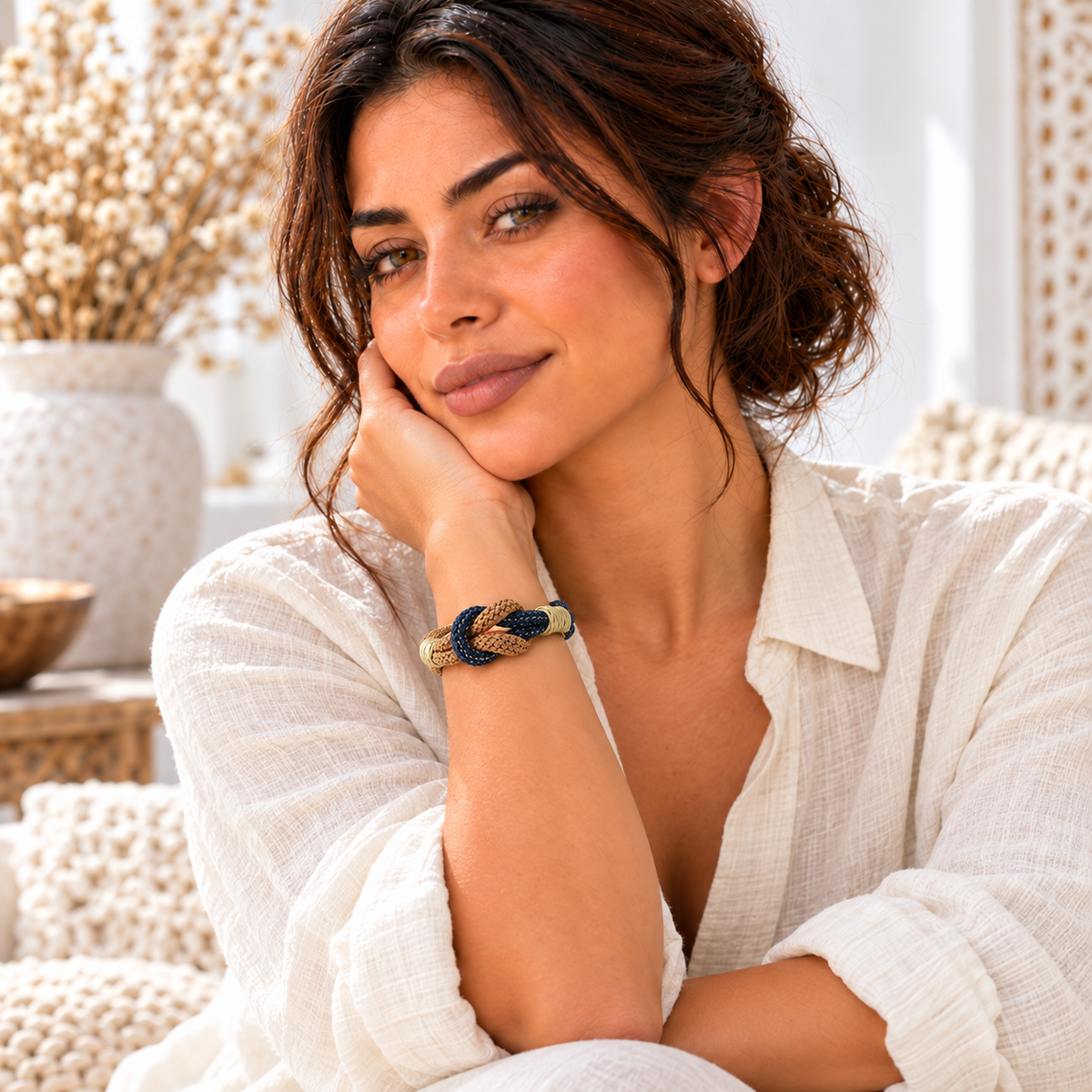 Handcrafts
Aesthetic
Handmade
Trendy
trendy jewelry
316 stainless steel
pulsera en hilo
exclusive handmade jewelry
handcrafted jewelry
Blessed Knots design
Exclusive Blessed Knots design
Accesorios únicos
Accesorios boho chic
artisan-crafted jewelry
Boho-chic artisan jewelry
boho-chic jewelry