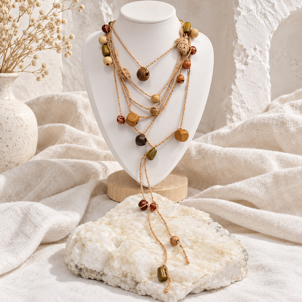Handcrafts
Aesthetic
Handmade
Trendy
trendy jewelry
artisan-crafted jewelry
Crochet
crochet craft
crochet cute
crochet designer
crochet jewelry
crochet lovers
crochet stitches
handcrafted jewelry
Hecho en Puerto Rico
Boho-chic artisan jewelry
collar ajustable
collar largo
layer necklace
capas