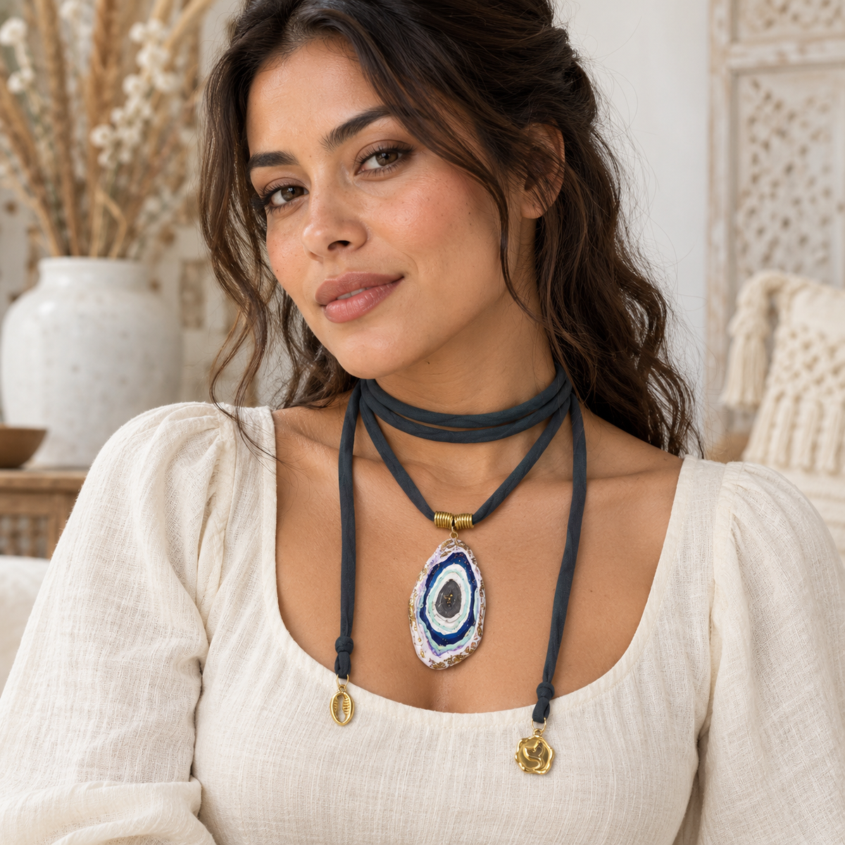Handcrafts
Aesthetic
Handmade
Trendy
trendy jewelry
arcilla polimerica
polymer clay
polymer clay jewelry
pendant necklace fashion
fashion jewelry
faux agata
exclusive handmade jewelry
Blessed Knots design
handcrafted jewelry
Exclusive Blessed Knots design
Hecho en Puerto Rico
collar ajustable
