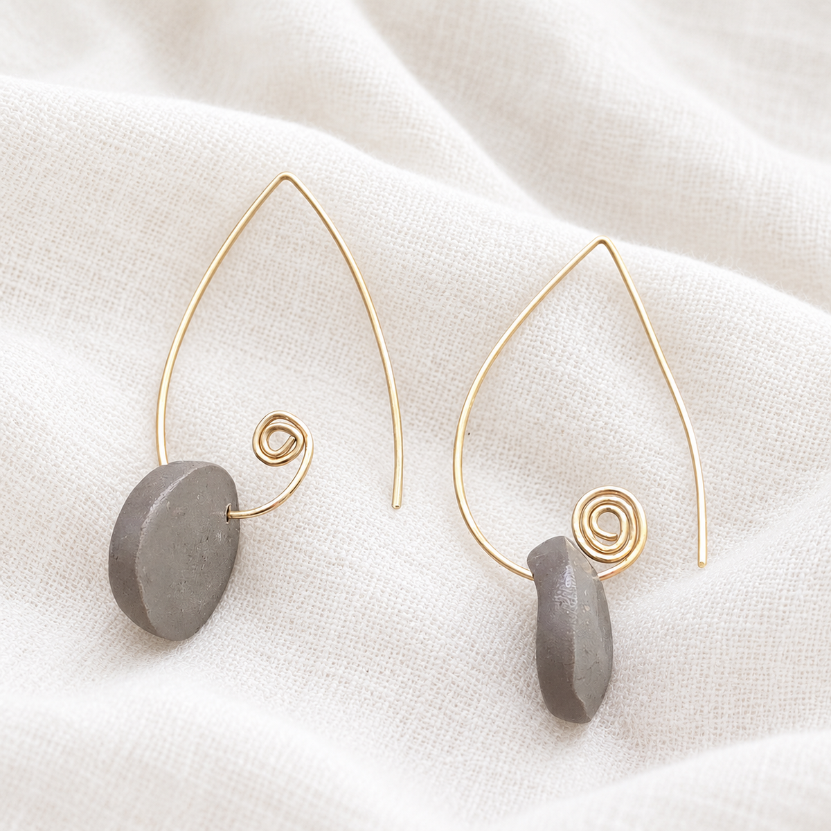 sea glass earrings, minimalist earrings, polymer clay earrings, handmade earrings, artisan jewelry, unique earrings, copper wire earrings, dainty earrings, beach jewelry, boho earrings, handcrafted jewelry, small earrings, modern earrings