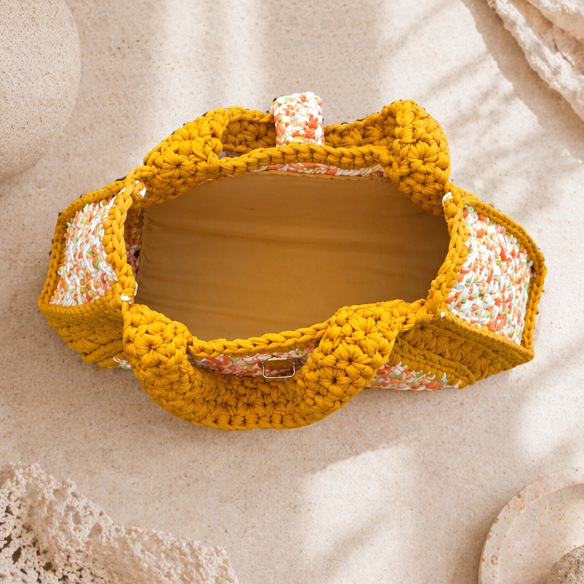crochet bag handmade
bolso crochet moderno
crochet handbag
shoulder bag crochet
bolso artesanal tejido
crochet purse structured
handmade boho bag
bolso trapillo poliester
unique crochet bag
textured crochet purse
bolso tejido moderno
artisan crochet handbag
bolso hecho a mano exclusivo
crochet bag with lining
small crochet handbag