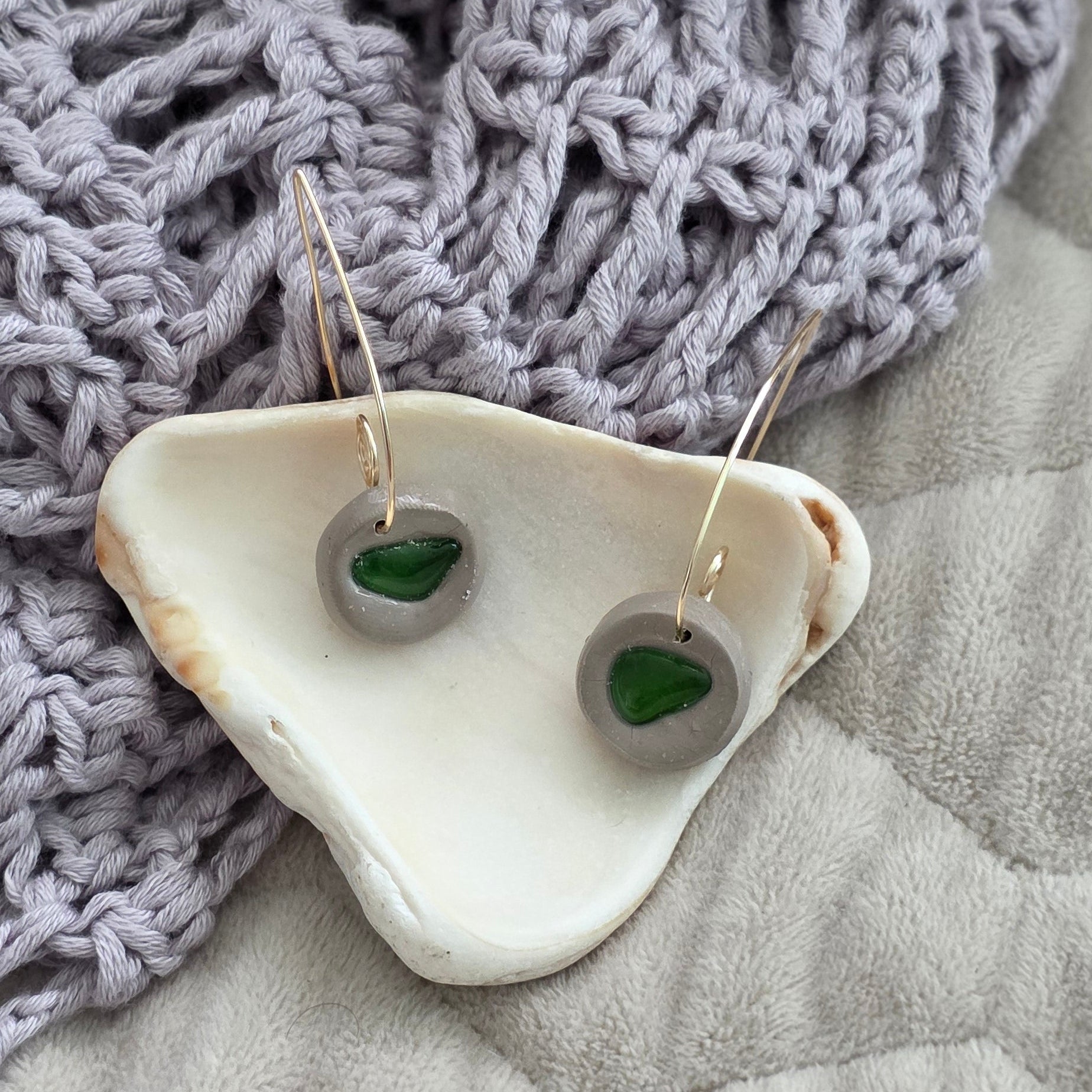 sea glass earrings, minimalist earrings, polymer clay earrings, handmade earrings, artisan jewelry, unique earrings, copper wire earrings, dainty earrings, beach jewelry, boho earrings, handcrafted jewelry, small earrings, modern earrings