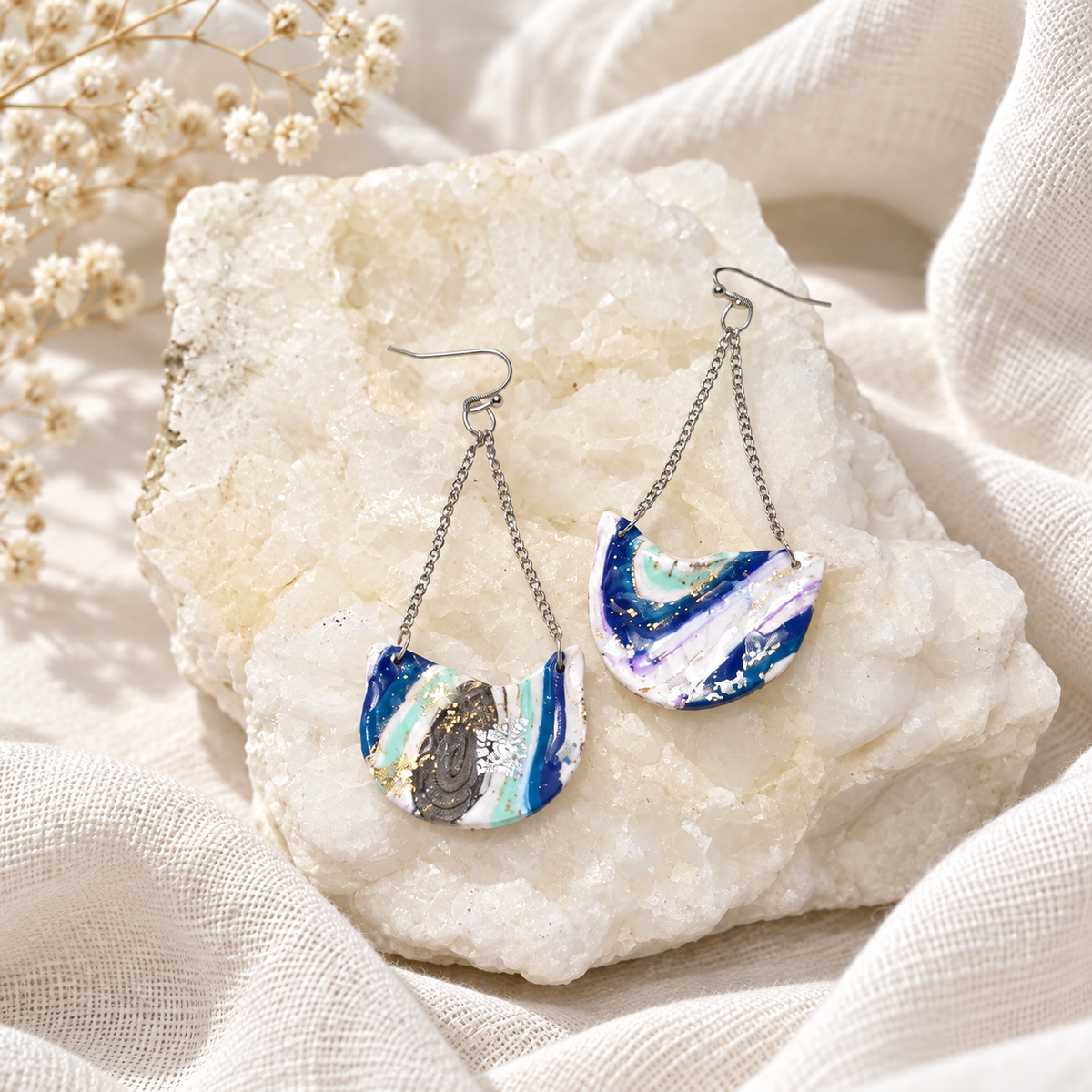 Handcrafts
Aesthetic
Handmade
trendy jewelry
handcrafted jewelry
exclusive handmade jewelry
Blessed Knots design
exclusive handmade earrings
Aretes Artesanales en Polymer Clay
Aretes hechos a mano en polymer clay marmolizado
polymer clay
polymer clay earrings
polymer clay jewelry
polymer clay marmolizado
arcilla polimerica
stainless steel chain
stainless steel hooks