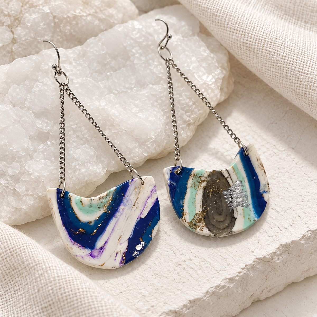 Handcrafts
Aesthetic
Handmade
trendy jewelry
handcrafted jewelry
exclusive handmade jewelry
Blessed Knots design
exclusive handmade earrings
Aretes Artesanales en Polymer Clay
Aretes hechos a mano en polymer clay marmolizado
polymer clay
polymer clay earrings
polymer clay jewelry
polymer clay marmolizado
arcilla polimerica
stainless steel chain
stainless steel hooks