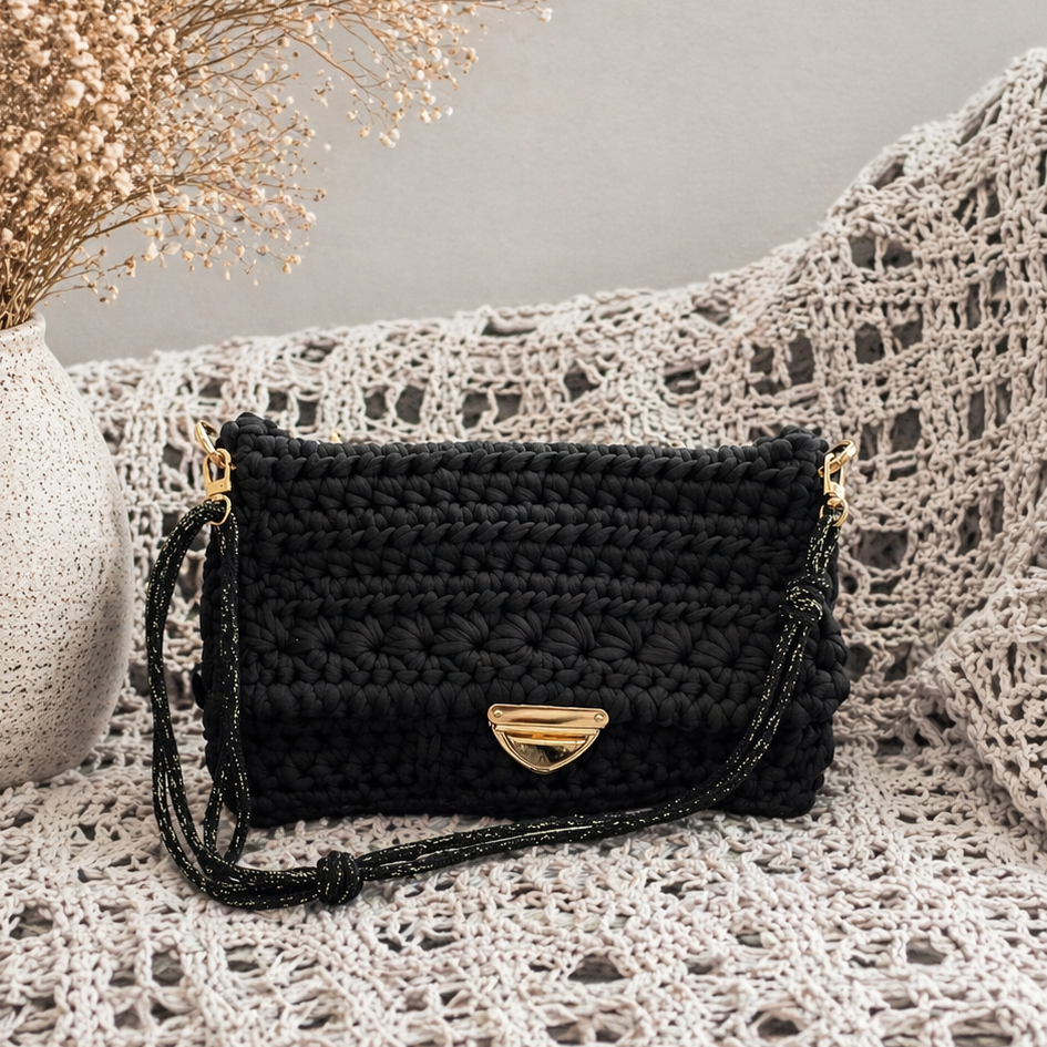 Cartera crochet negra
Bolso tejido a mano
handmade crochet bag
Black crochet purse
boho chic handbag
Cartera artesanal elegante
Bolso pequeño negro
Accesorios hechos a mano
Blessed knots
Unique handmade purse