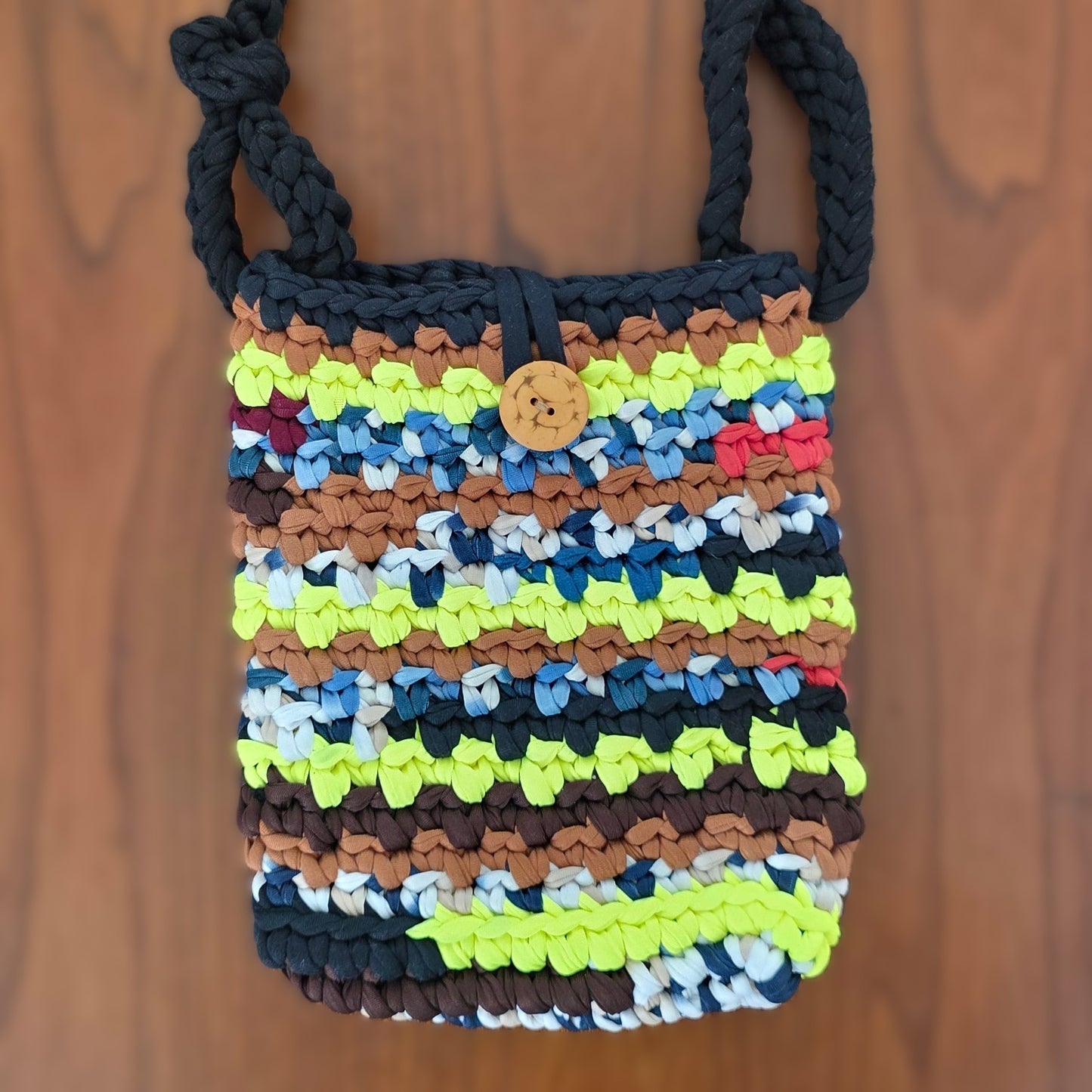 bolso de crochet
Bolso tejido a mano
Bolso trapillo
Bolso poliéster
bolso multicolor
Bolso neón
Bolso con cordón ajustable
Bolso artesanal
Crochet bag handmade
Bolso casual mujer
handmade bag
Accesorios hechos a mano
blessed knots
Bolsos tejidos Puerto Rico
Bolso colorido