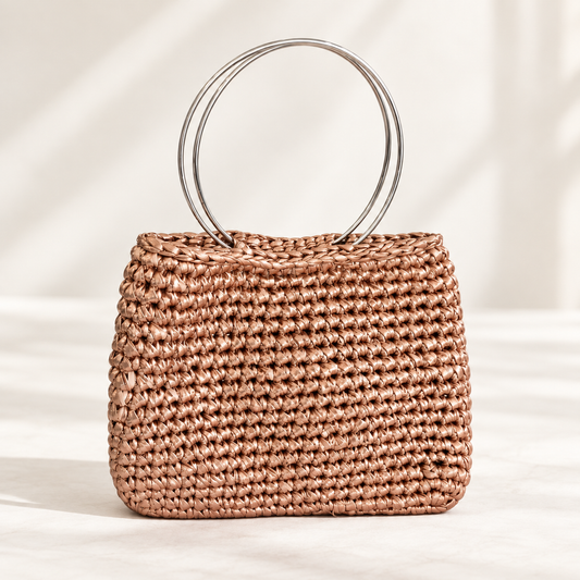 bolso de crochet
Bolso tejido a mano
Bolso metálico
Bolso rose gold
Bolso elegante mujer
Crochet bag handmade
Bolso con asas metálicas
Bolso artesanal
Bolso moderno
handmade bag
Accesorios hechos a mano
blessed knots
Bolsos tejidos Puerto Rico
Bolso de fiesta
Bolso sofisticado
