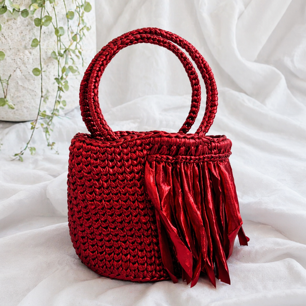 Bolso de crochet
Bolso tejido a mano
Bolso metálico
Bolso rojo brillante
Bolso elegante mujer
Crochet bag handmade
Bolso con flecos
Bolso artesanal
Bolso moderno
handmade bag
Accesorios hechos a mano
blessed knots
Bolsos tejidos Puerto Rico
Bolso de fiesta
Bolso llamativo