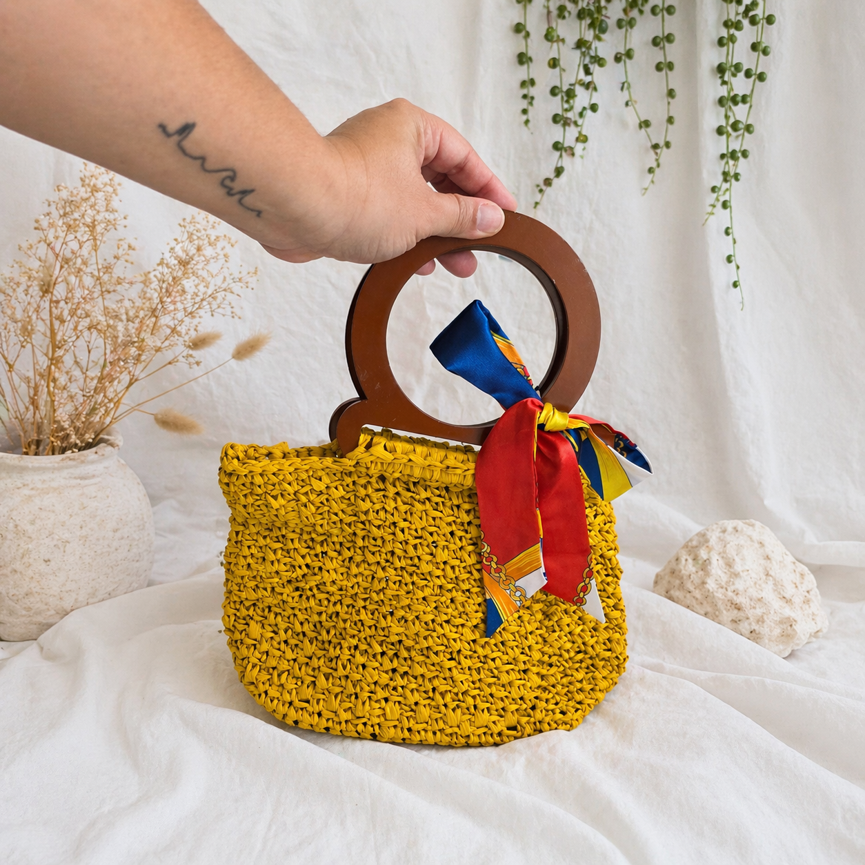 Handcrafts
Handmade
Trendy
crochet craft
Aesthetic
crochet designer
crochet cute
crochet stitches
bohemia bag
cartera de mano
carteras pequeñas
crochet lovers
boho boho
boho outfit
boho accessories
bohemian style
boho chic
Accesorios boho chic
bolsos en crochet
Blessed Knots design
Exclusive Blessed Knots design
raffia
